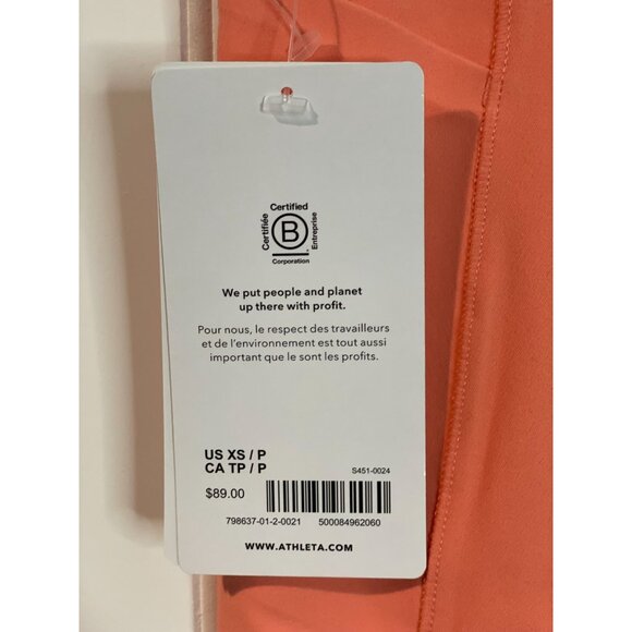 Athleta Salutation Stash Pocket II Crop Capri Leggings Quick-Drying Breathable X - Picture 15 of 16